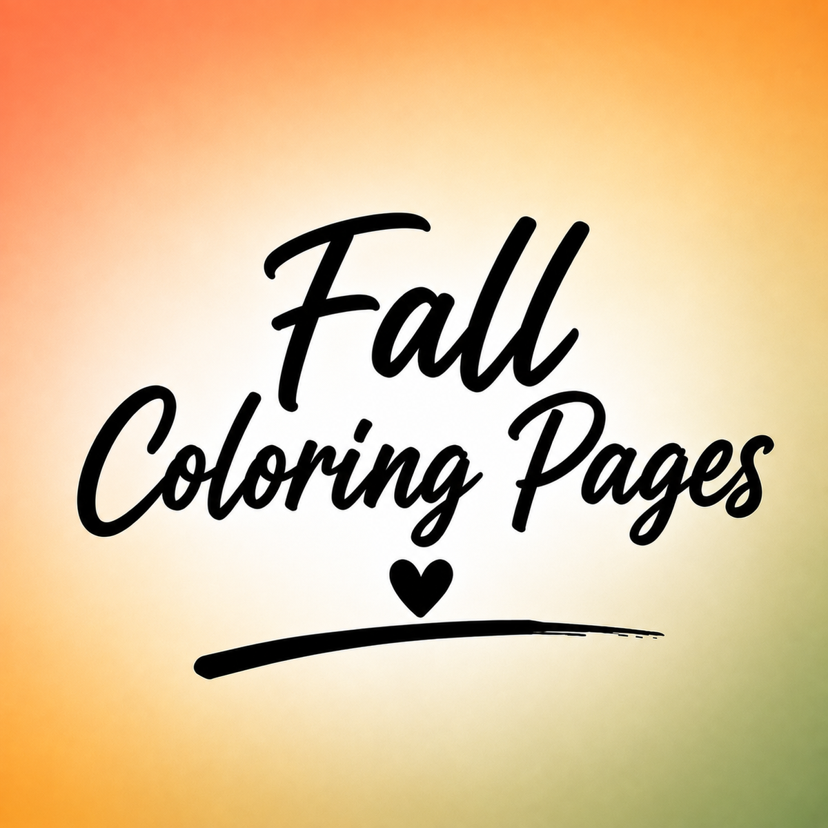 Fall Coloring Pages & Books