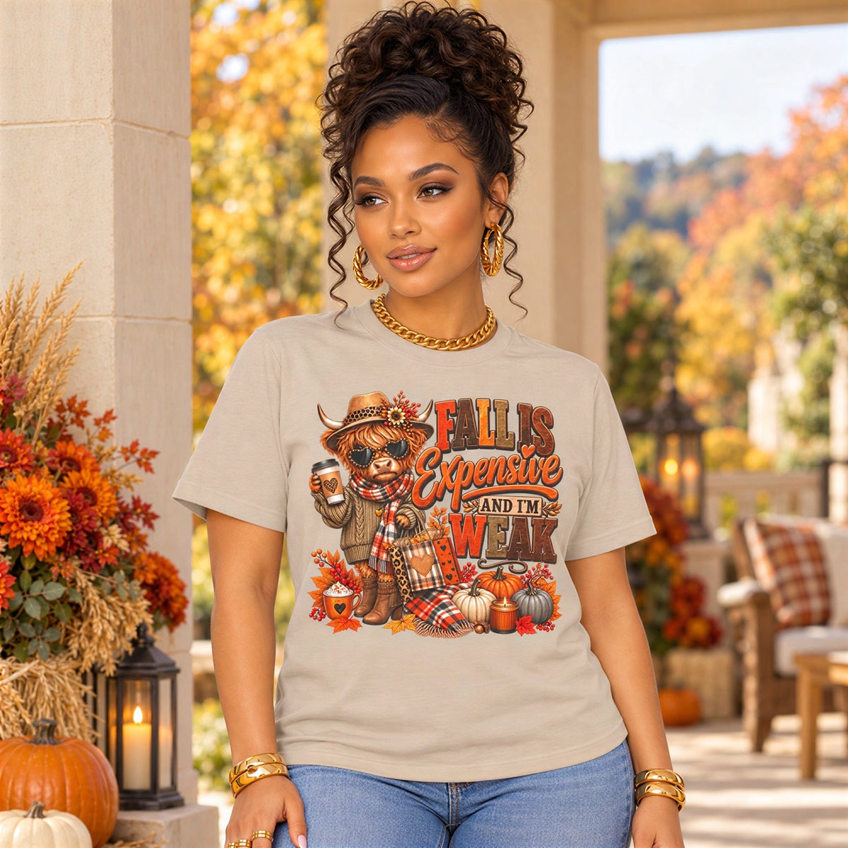 Fall Is Expensive and Weak Funny Fall T-Shirt