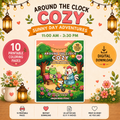 Around the Clock Cozy: Sunny Day Adventures | Printable Coloring Pack