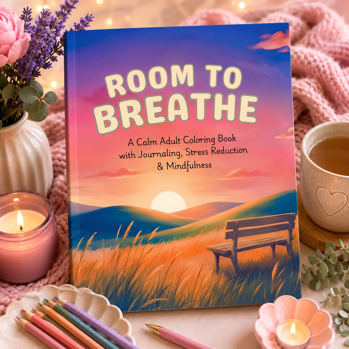 Room to Breathe — A Calm Adult Coloring Book for Stress Relief & Mindfulness